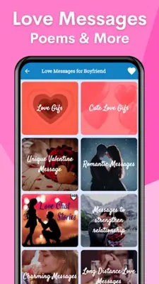 Messages for Boyfriend android App screenshot 6